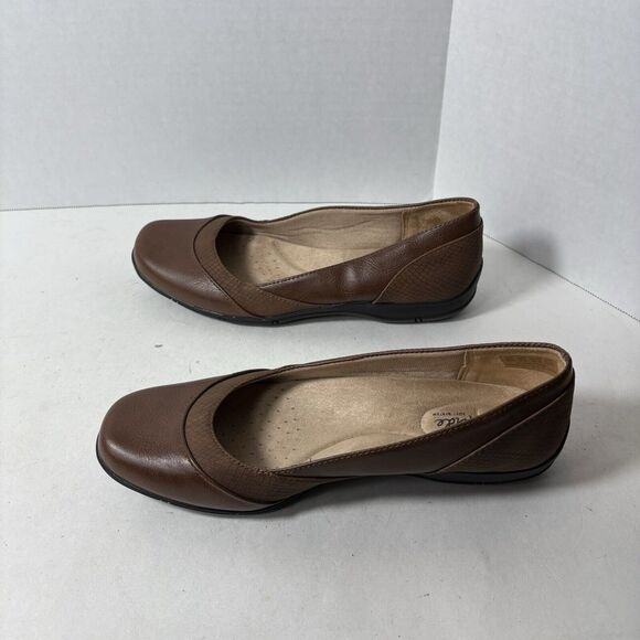 LifeStride Flats Womens Size 8 W Deja Vu Ballet Brown Tan Snake Print A2‎ - Picture 9 of 10